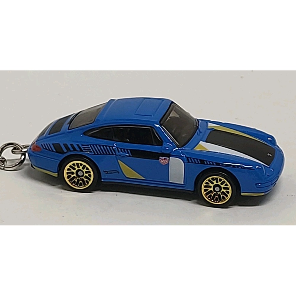 Hot Wheels 1996 Porsche Carrera Diecast 1:64 Custom Keychain